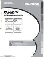 Magnavox DV220MW9VCROM Operating Manuals